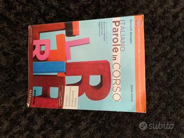 libro italiano parole in corso