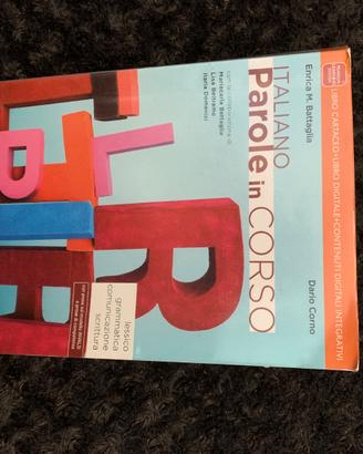 libro italiano parole in corso