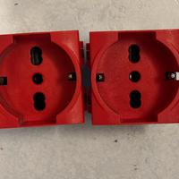 Torretta e 2 prese bticino+4 prese computer