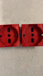 Torretta e 2 prese bticino+4 prese computer