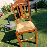  6 sedie in legno massello 