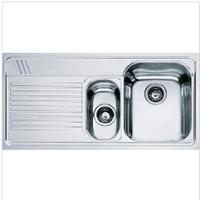 FRANKE lavello cucina 2 vasche acciaio inox