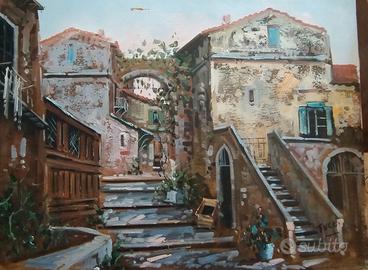 quadro olio su tela Massimo Tucci