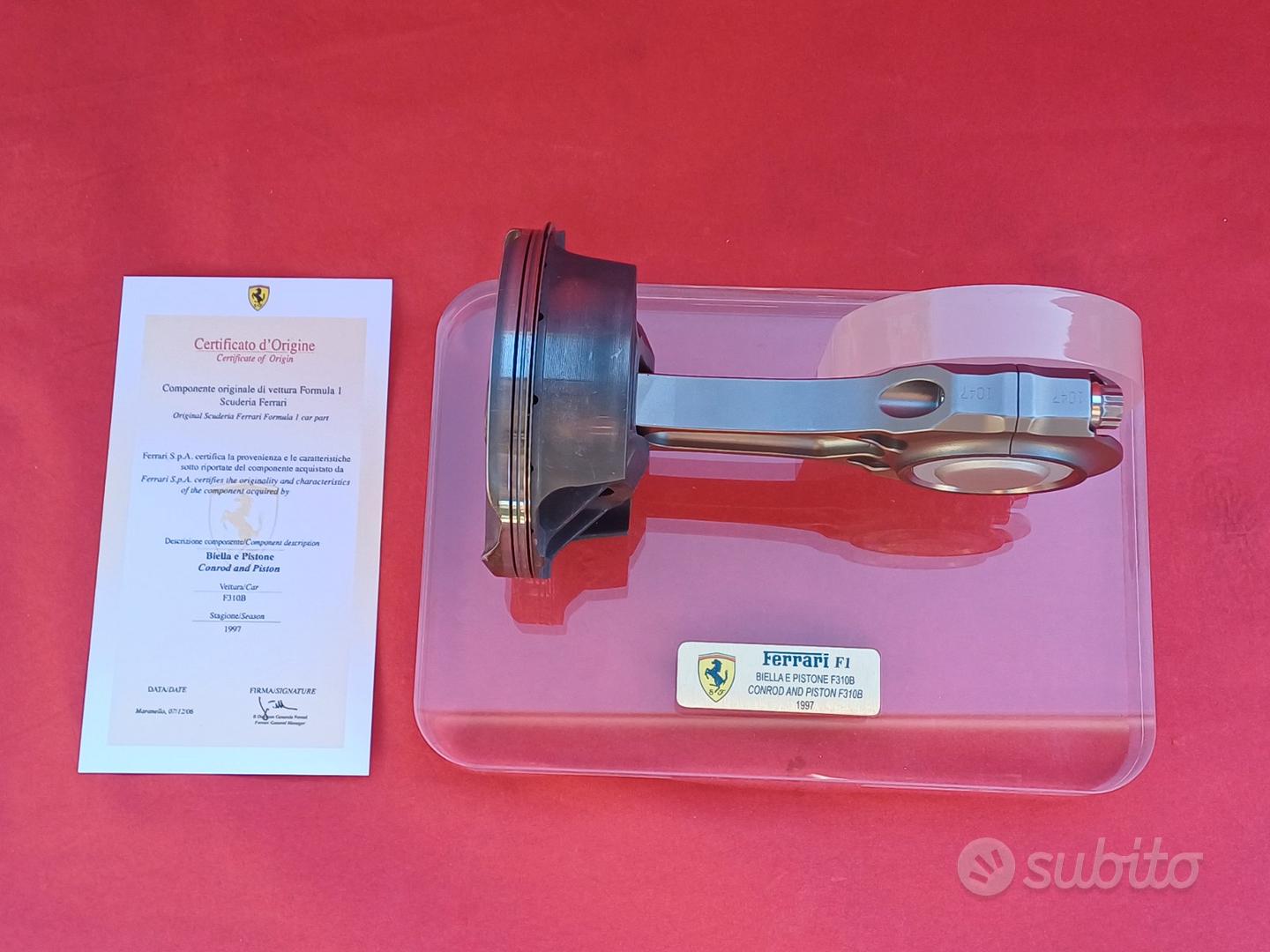 Piston Ferrari F1 F92 F93 A Bielle En Titane Moteur 4 Vannes Mahle