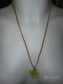 collana con Pendente in vetro di mirano