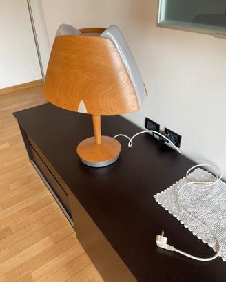 3 Lampade da lavolo in legno e plastica