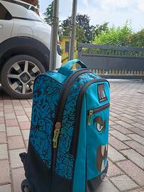 zaino scuola con ruote e maniglia