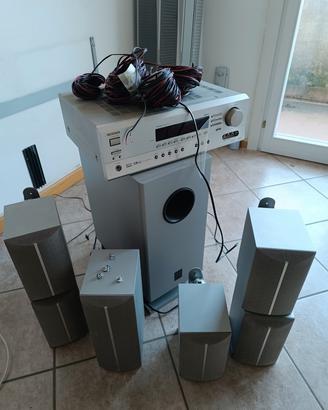 amplificatore onkyo tx sr501e e subwoofer skw 150x