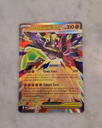 carta pokemon Mega Zygarde ex