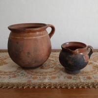 Vecchi vasi in terracotta 