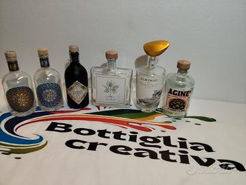 LOTTO GIN MIX 6 BOTTIGLIE VUOTE 