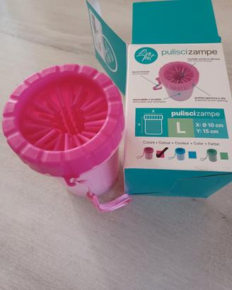 pulisci zampe taglia L colore rosa 