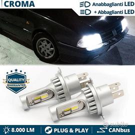 Kit LED H4 Per FIAT CROMA 154 ANABBAGLANTI + ABBAG