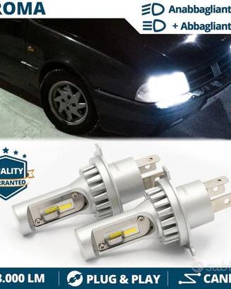 Kit LED H4 Per FIAT CROMA 154 ANABBAGLANTI + ABBAG