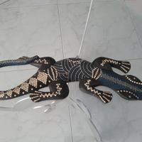 Geco etnico in legno