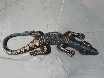 Geco etnico in legno