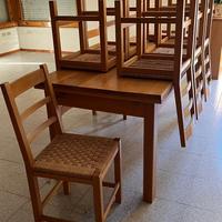 Tavololo di legno rovere