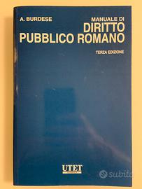 Manuale di diritto pubblico romano, terza edizione