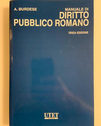 Manuale di diritto pubblico romano, terza edizione