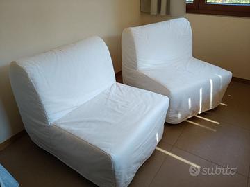 Coppia di poltrone letto