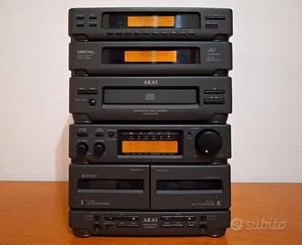 🚀MINISTEREO AKAI AC-MX100 E KENWOOD RX-49