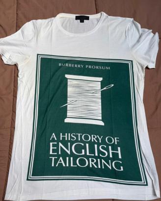 T shirt Burberry prorsum Bianca taglia s comoda