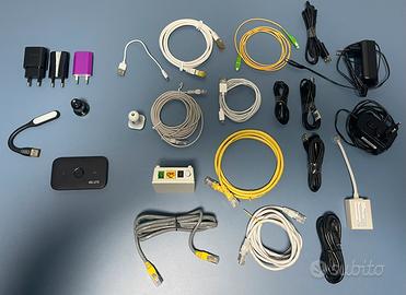Set cavi usb/rete/alimentatori e caricatori usb