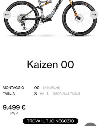 Mountain bike MTB elettrica carbonio
