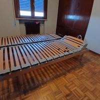 Reti singole a doghe ergonomiche faggio regolabili