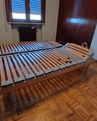 Reti singole a doghe ergonomiche faggio regolabili