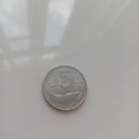 Moneta 5 Lire del 1954