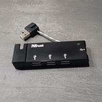 Hub usb 4 porte Trust sdoppiatore