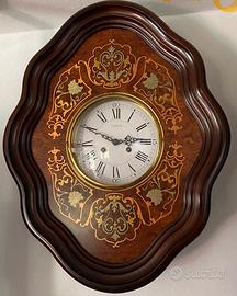 Orologio d’epoca “Sondor” intarsi radica e ottone
