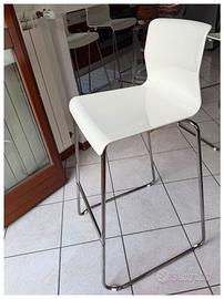 3 sgabelli Ikea seduta 75 cm + 1  con sedile rotto