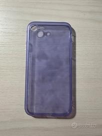 cover trasparente viola iphone