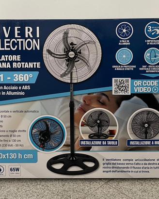 Ventilatore a piantana Coveri Collection 3in1-360°