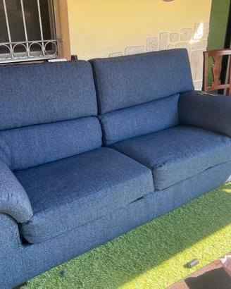 Divano letto blu Dondi