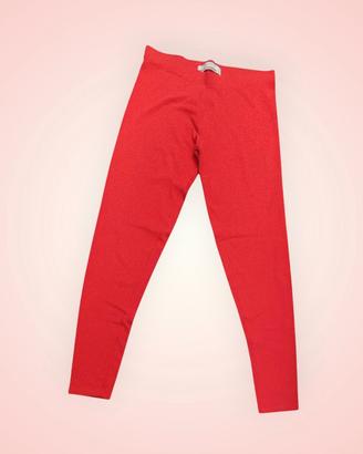 Leggings bambina Piazza Italia rossi 11/12 anni 