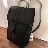 RAINS puffed backpack black