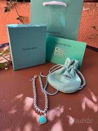 Tiffany & Co. Bracciale in Argento con Cuore