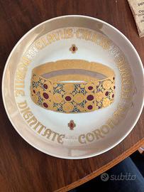 Piatto ornamentale Morbelli Corona Ferrea