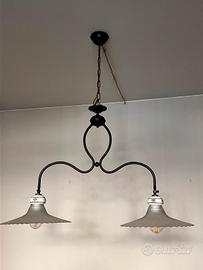 Lampadario bilanciere  a due luci
