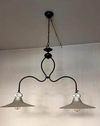 Lampadario bilanciere  a due luci
