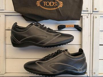 Scarpe Uomo Tod's n. 42.5 Pelle Suola in gomma Ner