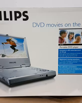 Lettore DVD Portatile Philips PET705/00 - Intratte