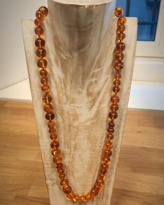 Collana Vintage in Ambra Baltica