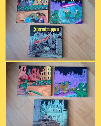 3 Fumetti Sturmtruppen cartonati 2/3/4 Bonvi.