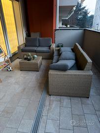 Divanetto ikea 5 sedute da esterno/giardino