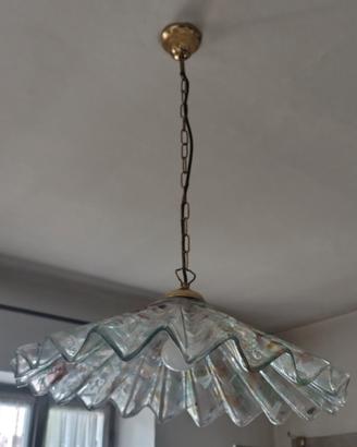 Lampadario in vetro