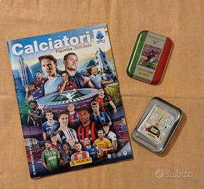 Set Album Calciatori Panini+150 Figurine+Tin Box